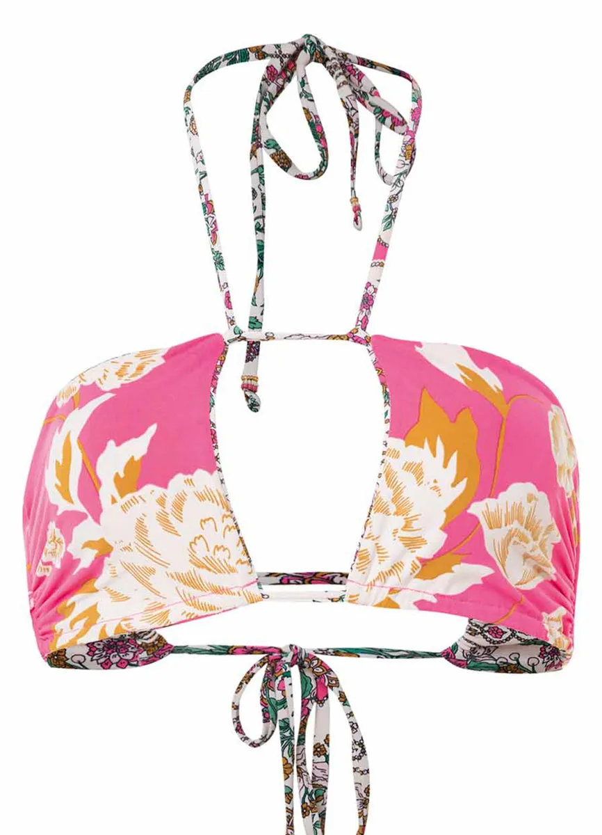 Maaji Ornamental Vintage Ronnie Strapless Bandeau Bikini Top Maaji