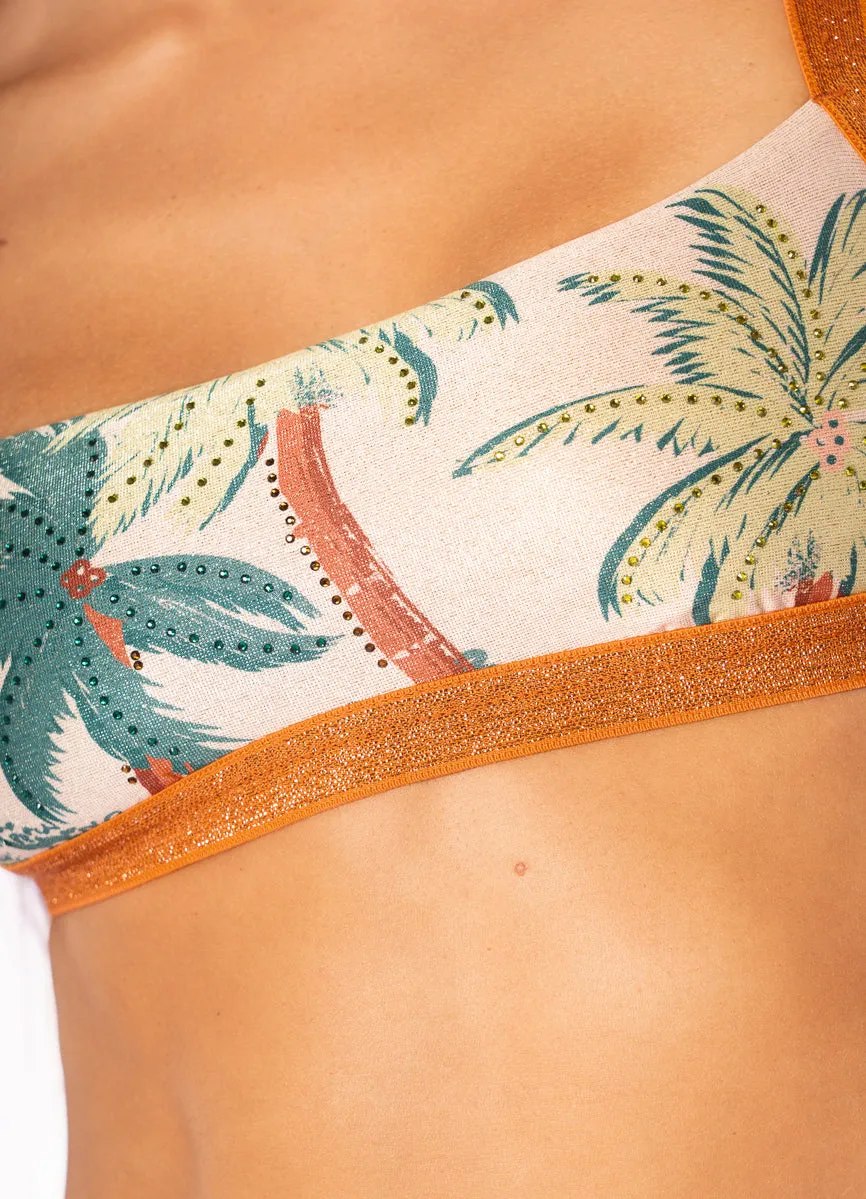 Maaji Palm Glow Kinsley Classic Bralette Bikini Top Maaji