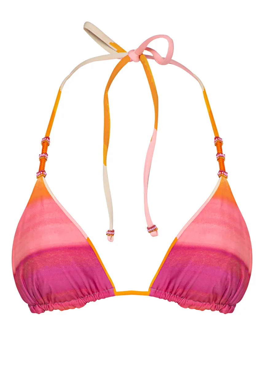 Maaji Paradiso Waves Balmy Sliding Triangle Bikini Top Maaji
