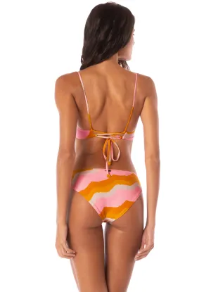 Maaji Paradiso Waves Sublimiring Regular Rise Classic Bikini Bottom Maaji