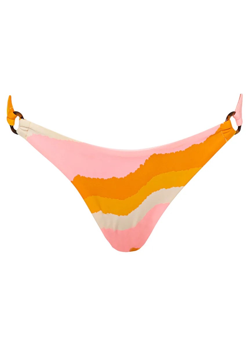 Maaji Paradiso Waves Sublimiring Regular Rise Classic Bikini Bottom Maaji