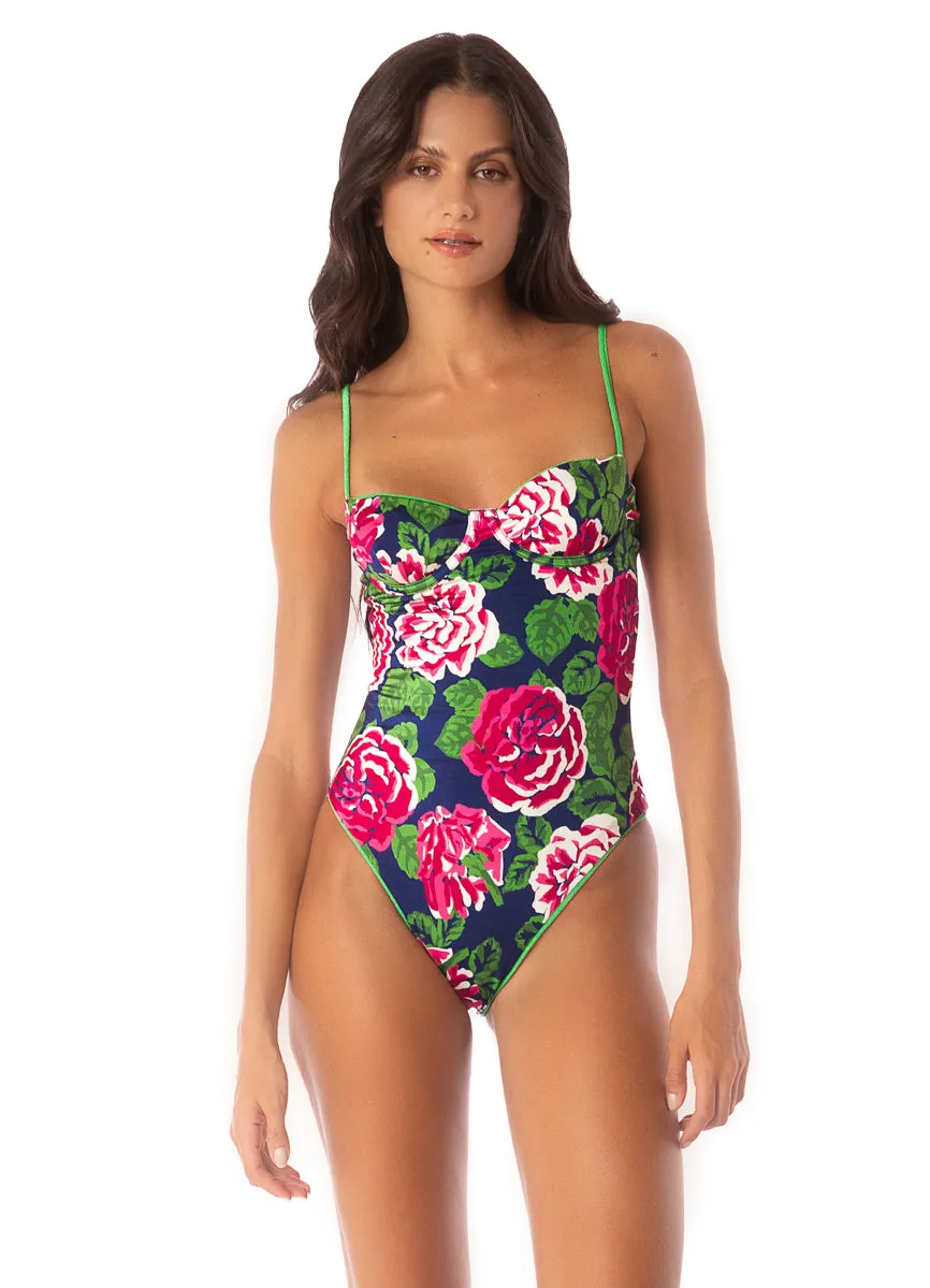 Maaji Parakeet Green Cuba Underwire One Piece Maaji
