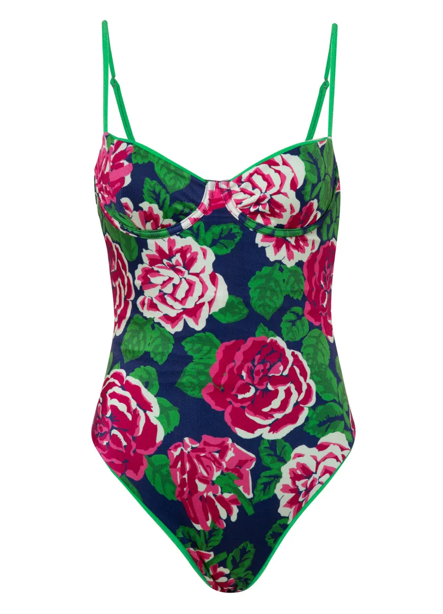Maaji Parakeet Green Cuba Underwire One Piece Maaji
