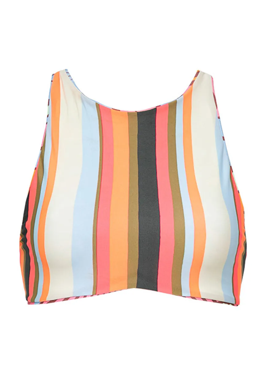 Maaji Pattern Scope Gaby High Neck Bikini Top Maaji