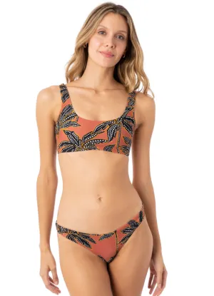 Maaji Phoenix Palm Guinea Sporty Bralette Bikini Top Maaji