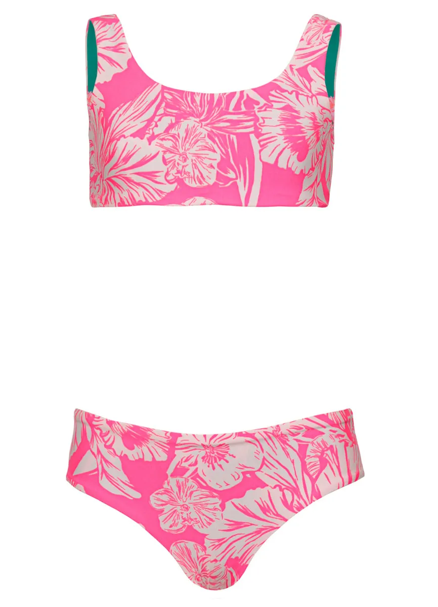 Maaji Pink Blossom Hoya Bikini Set Girls Maaji