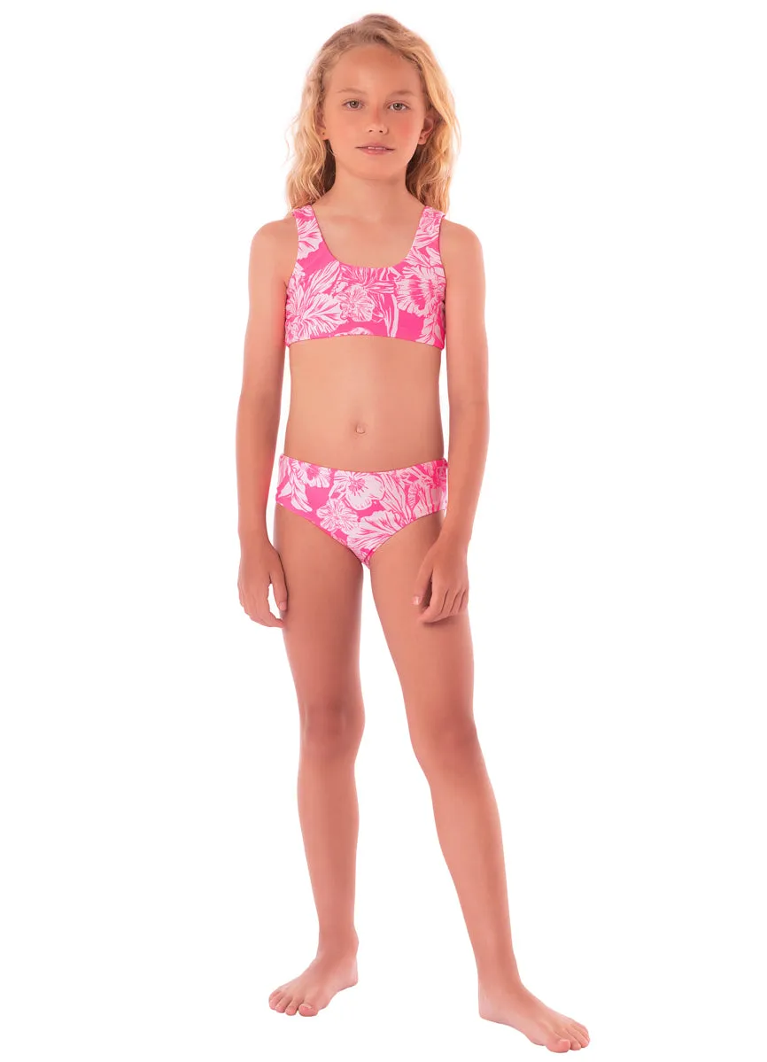 Maaji Pink Blossom Hoya Bikini Set Girls Maaji