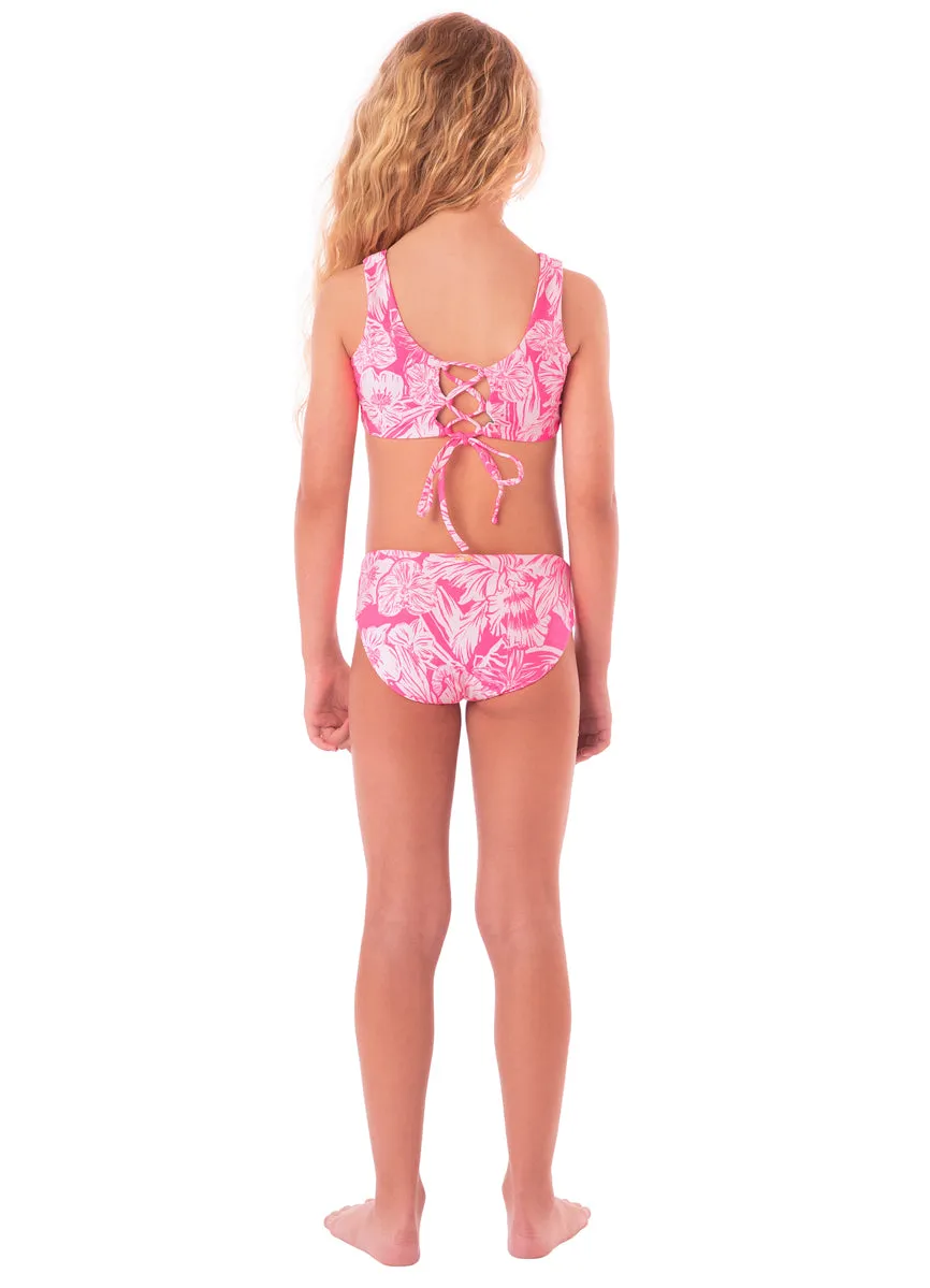 Maaji Pink Blossom Hoya Bikini Set Girls Maaji