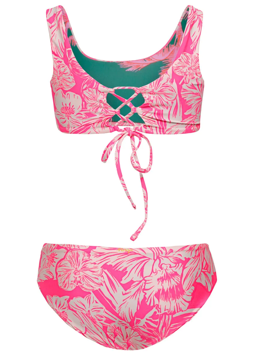 Maaji Pink Blossom Hoya Bikini Set Girls Maaji