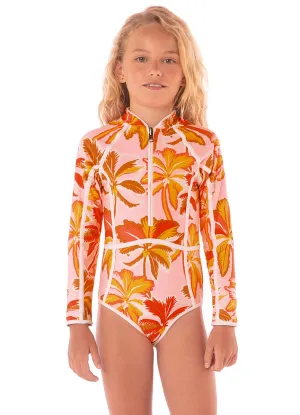 Maaji Pink Palms Moorea One Piece Girls Maaji