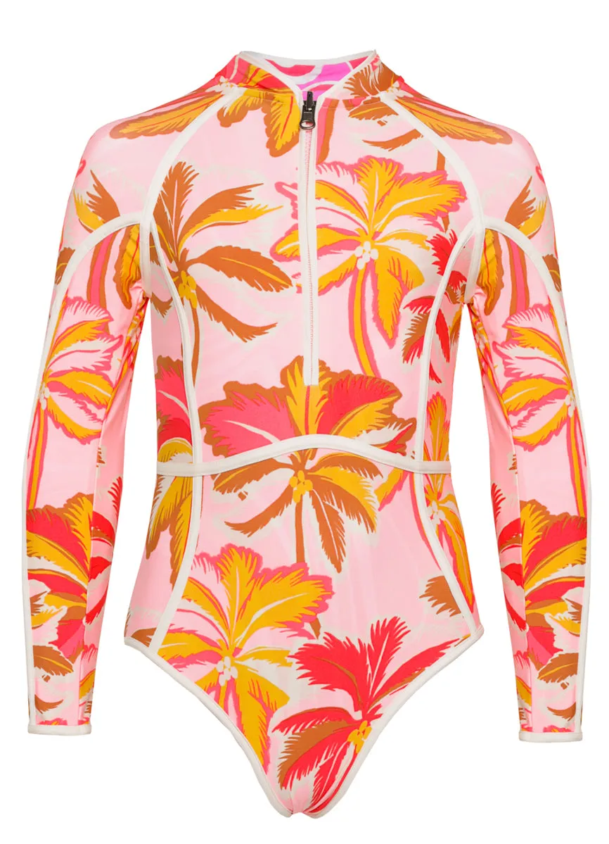 Maaji Pink Palms Moorea One Piece Girls Maaji