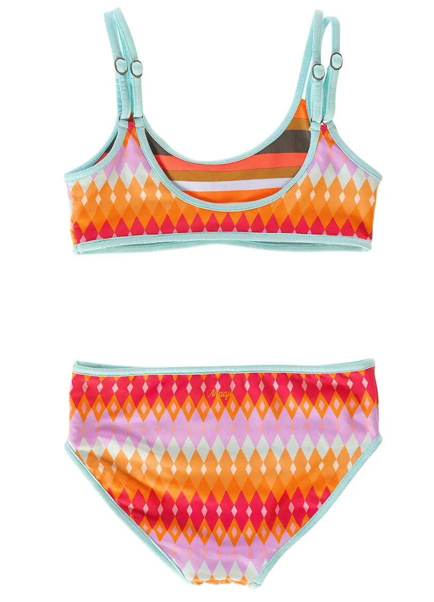 Maaji Pink Prism Lirim Girls Bikini Set Maaji
