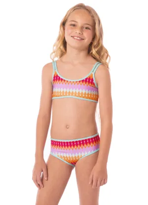 Maaji Pink Prism Lirim Girls Bikini Set Maaji