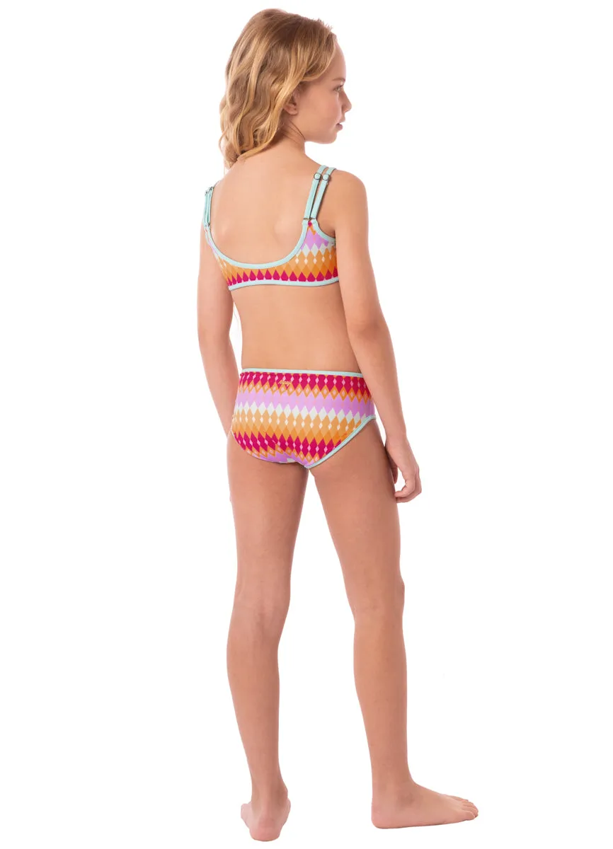 Maaji Pink Prism Lirim Girls Bikini Set Maaji