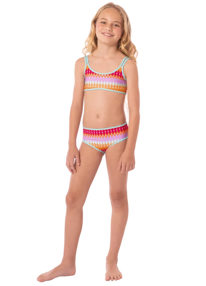 Maaji Pink Prism Lirim Girls Bikini Set Maaji
