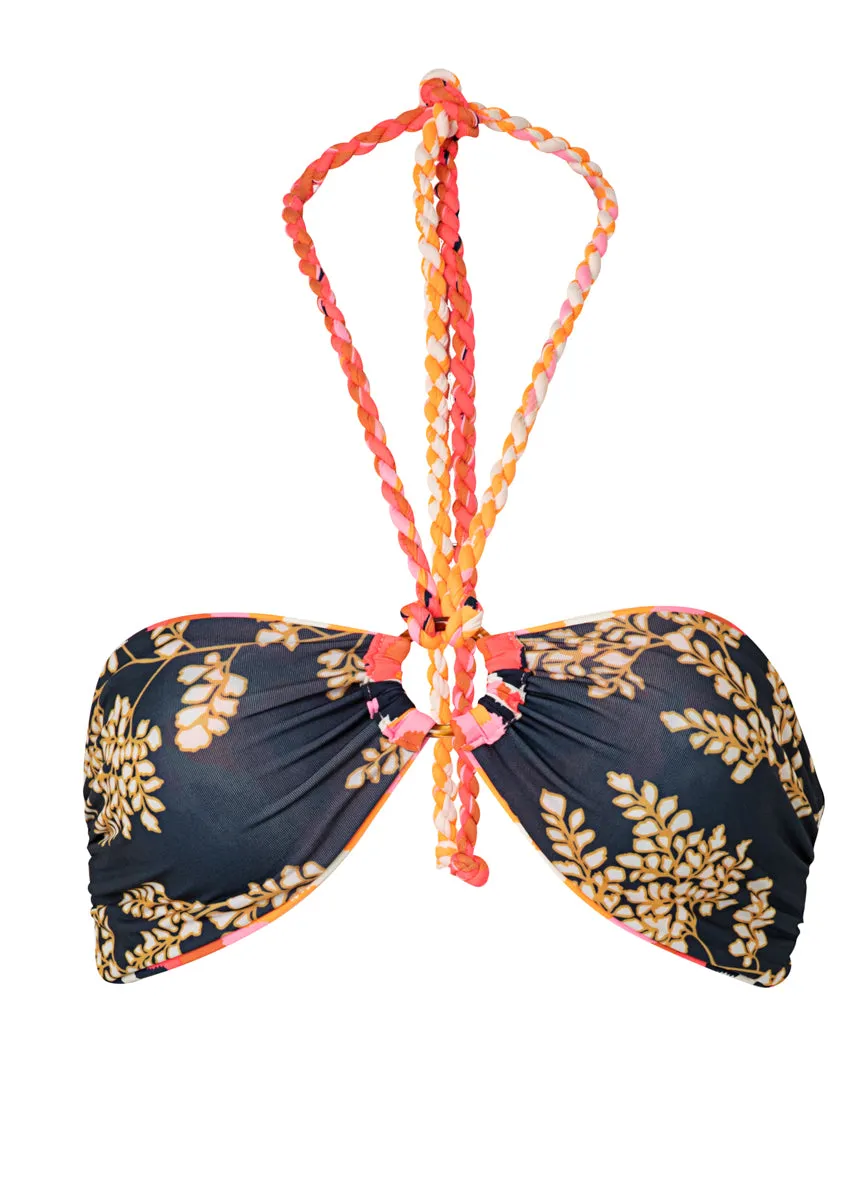 Maaji Prism Cat Jill Ring Bandeau Bikini Top Maaji