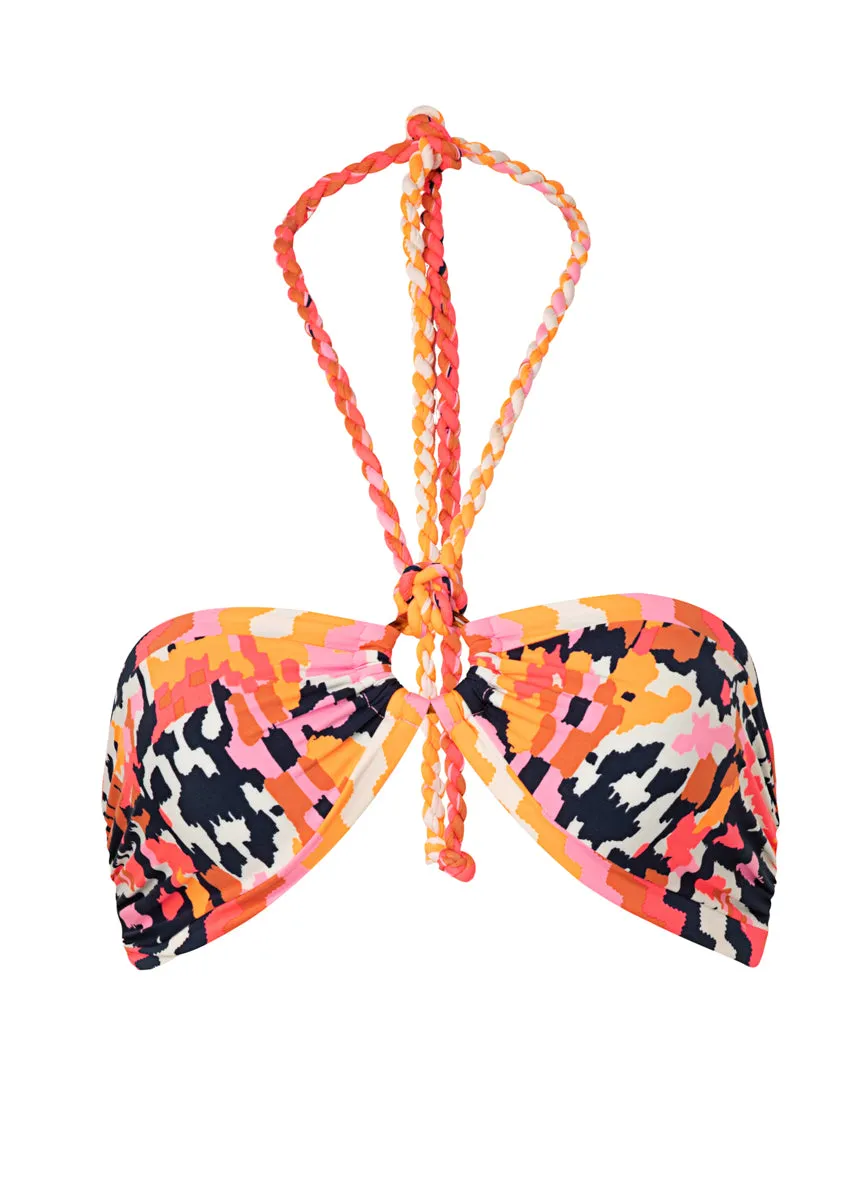 Maaji Prism Cat Jill Ring Bandeau Bikini Top Maaji