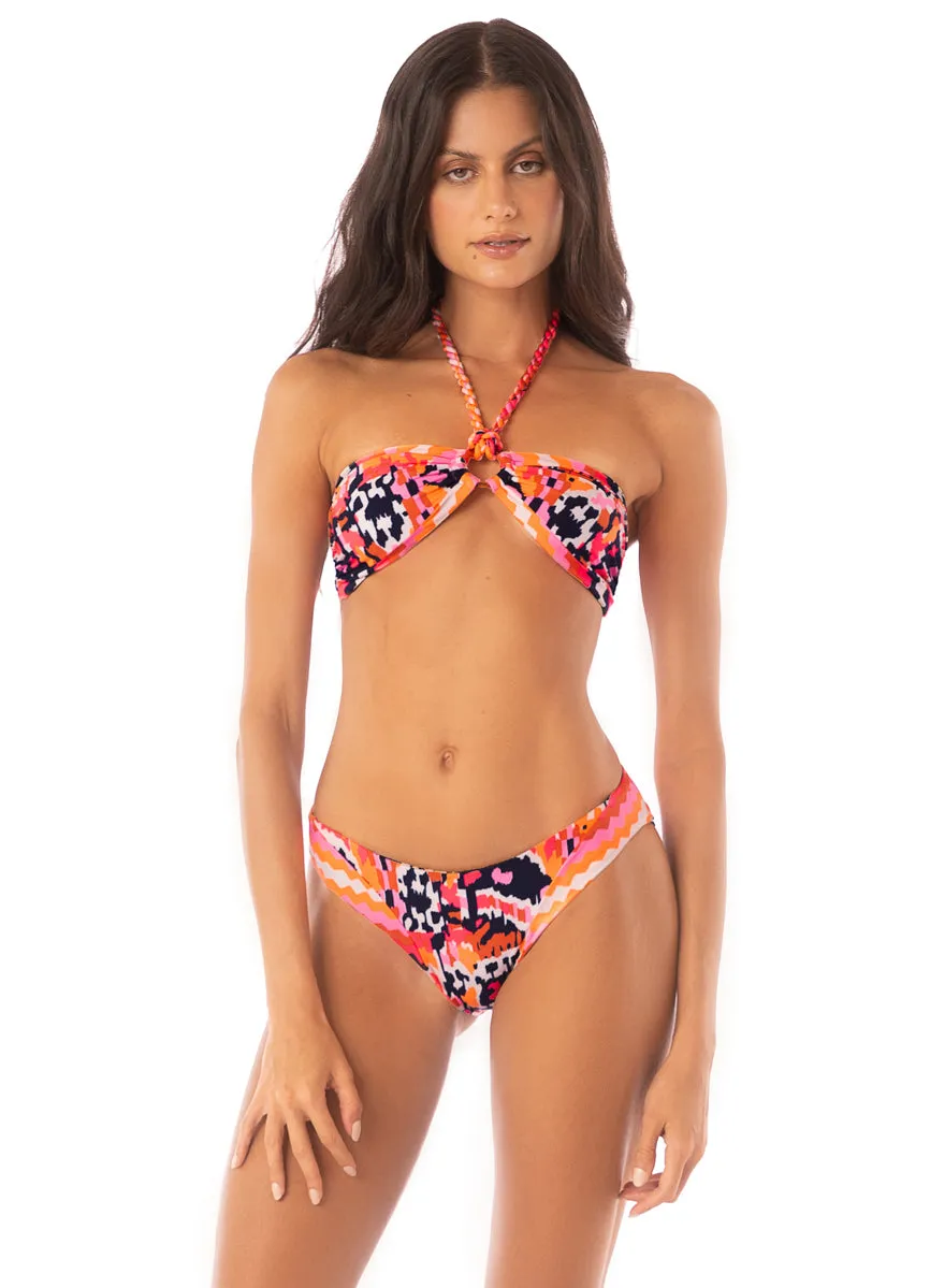 Maaji Prism Cat Jill Ring Bandeau Bikini Top Maaji