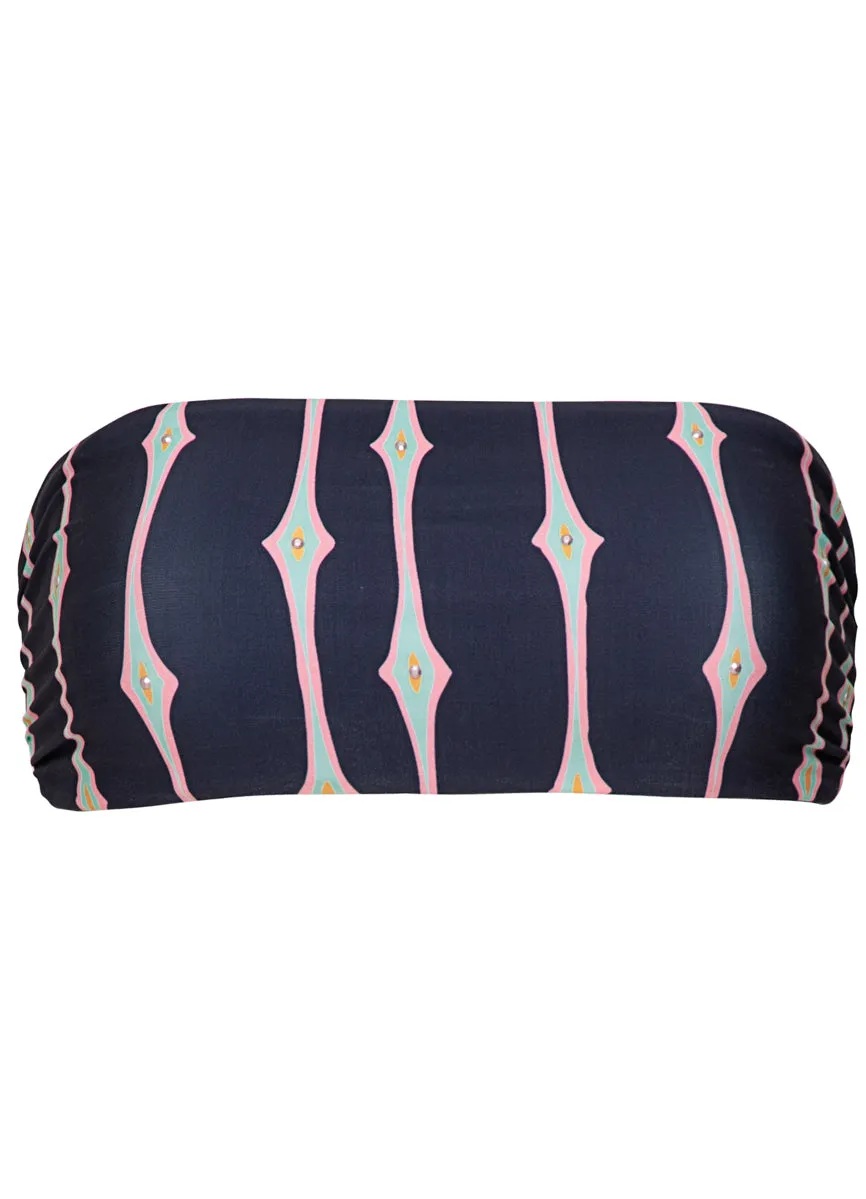 Maaji Radiant Diamond Bryn Strapless Bandeau Bikini Top Maaji