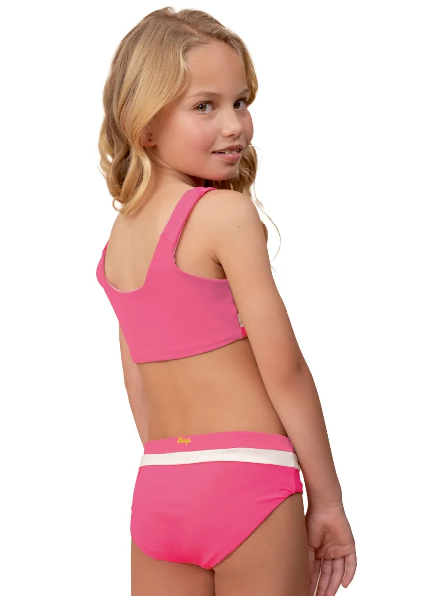 Maaji Radiant Pink Iceland Girls Bikini Set Maaji