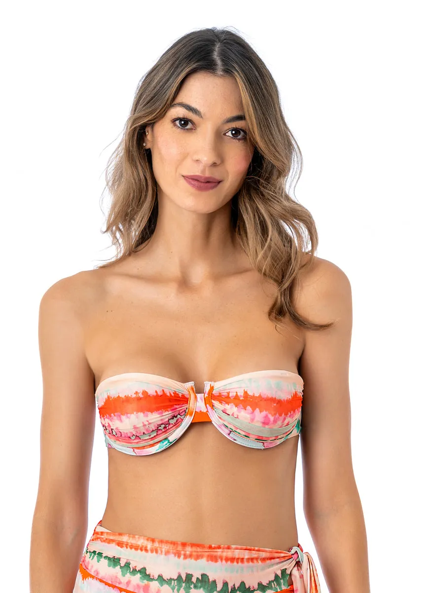 Maaji Rainbow Dye Ava Unmolded Underwire Bikini Top Maaji