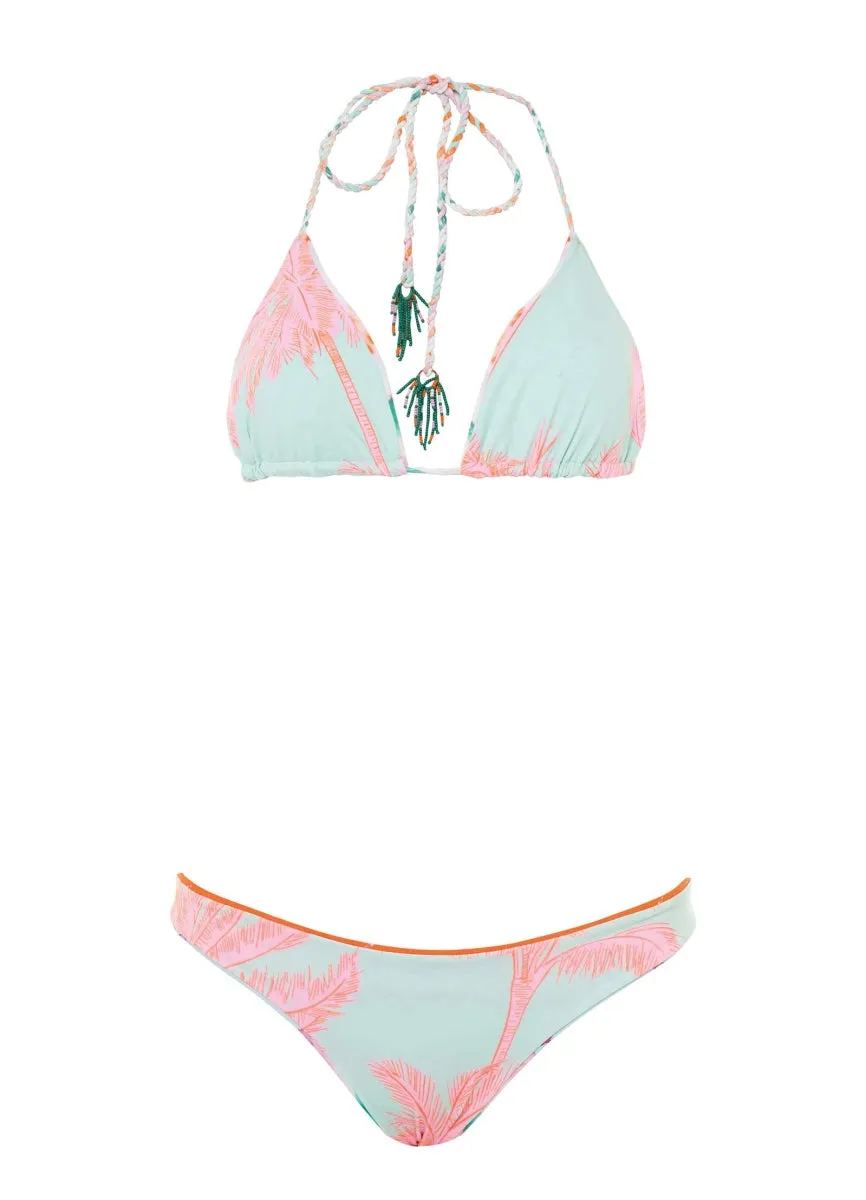 Maaji Rainbow Dye Blamy Sliding Triangle Bikini Top Maaji