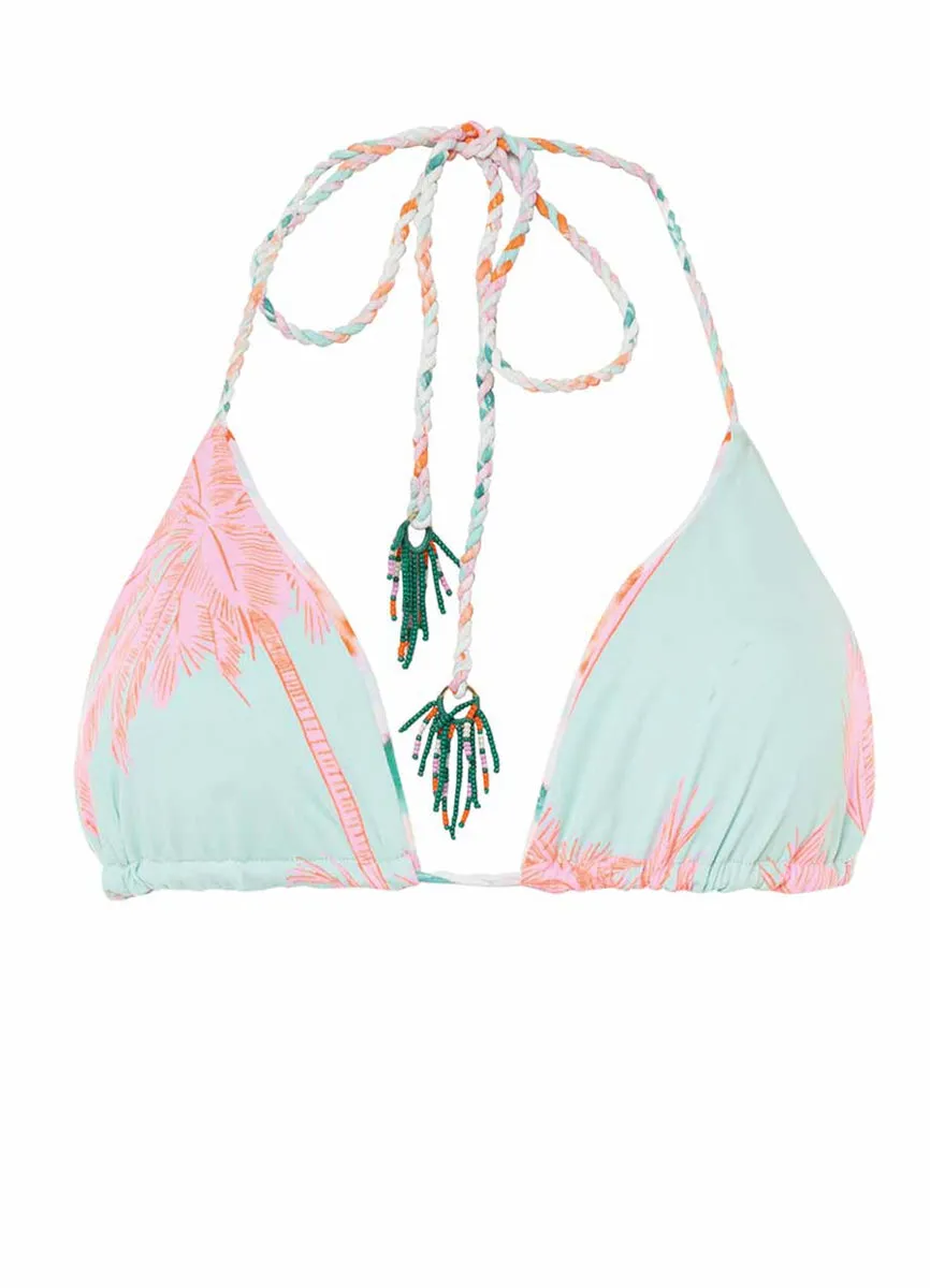 Maaji Rainbow Dye Blamy Sliding Triangle Bikini Top Maaji