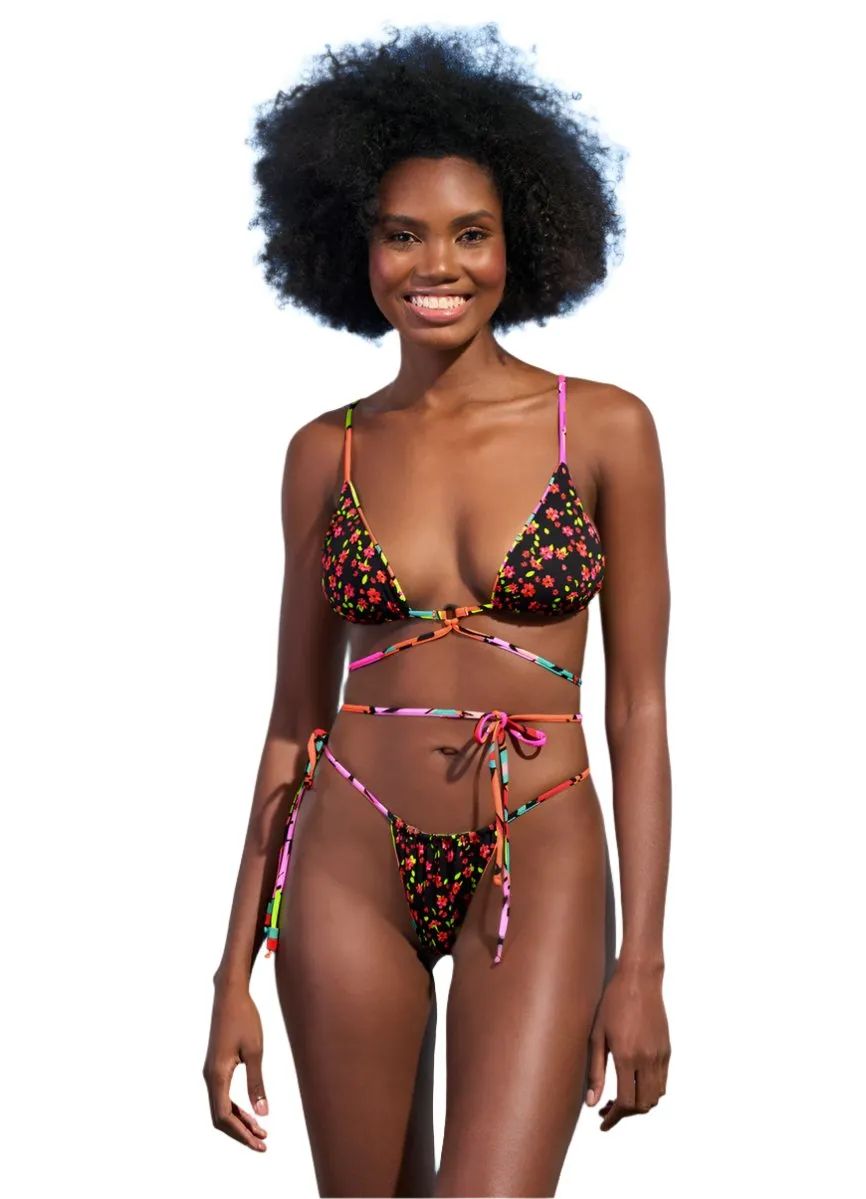 Maaji Rainforest Coco Sliding Triangle Bikini Top Maaji