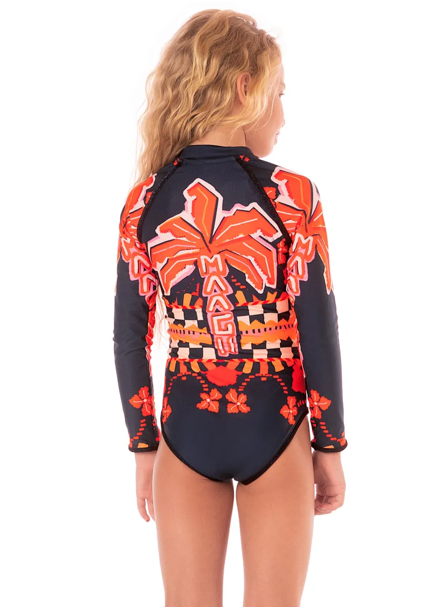 Maaji Reacing Palms Lirio One Piece Girls Maaji
