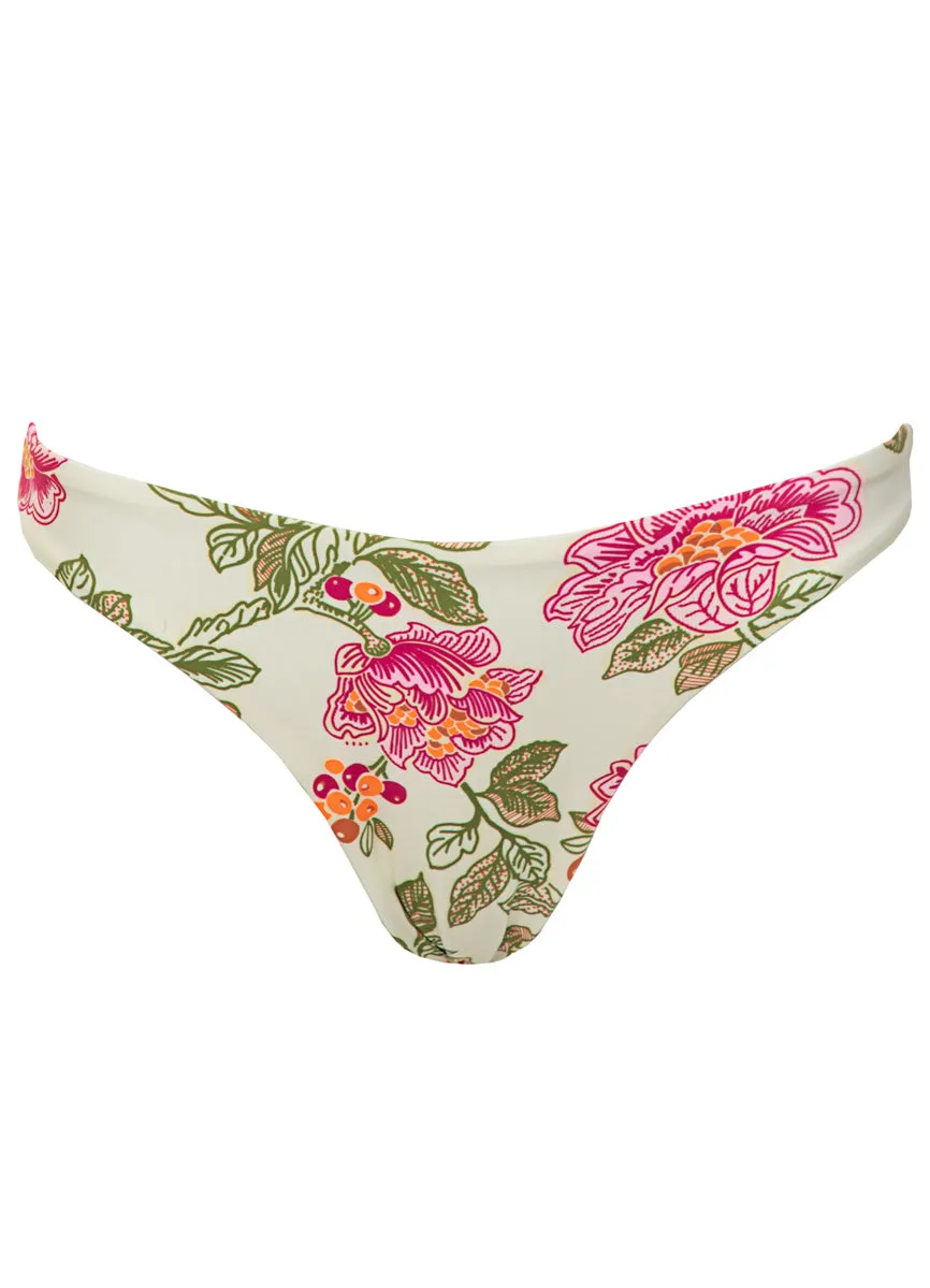 Maaji Retro Bloom Sublimity Regular Rise Classic Bikini Bottom Maaji