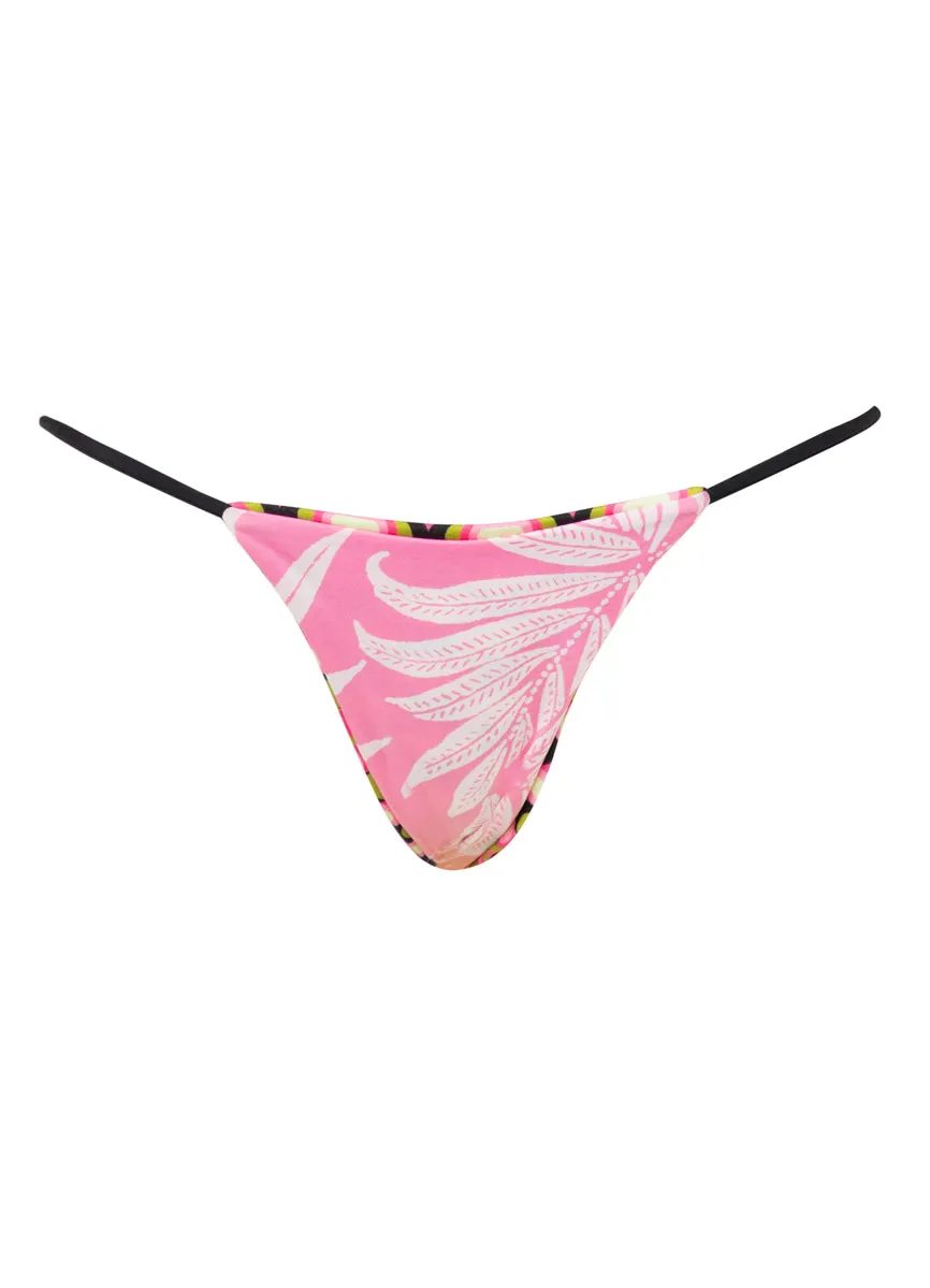 Maaji Retro Prism Flash Low Rise Single Strap Bikini Bottom Maaji