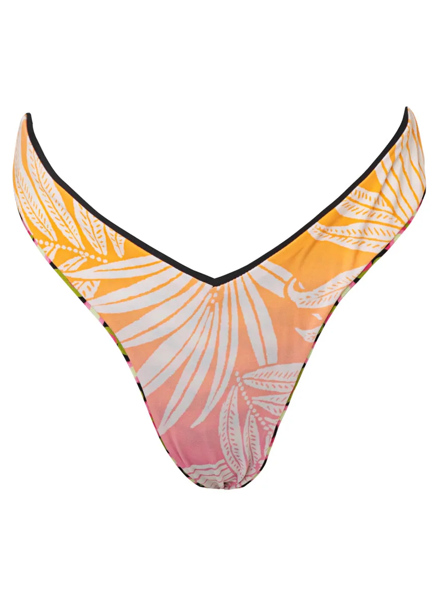 Maaji Retro Prism Reagan Regular Rise V Front Bikini Bottom Maaji