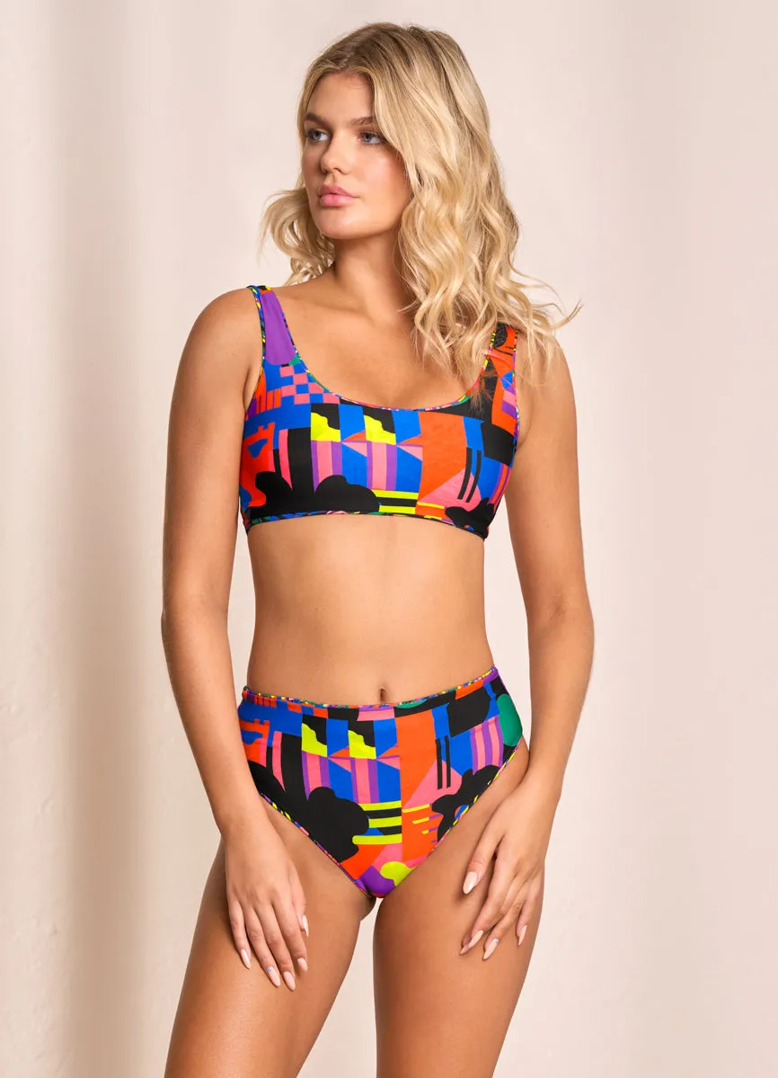 Maaji Rhapsody Lizzy Sporty Bralette Bikini Top Maaji