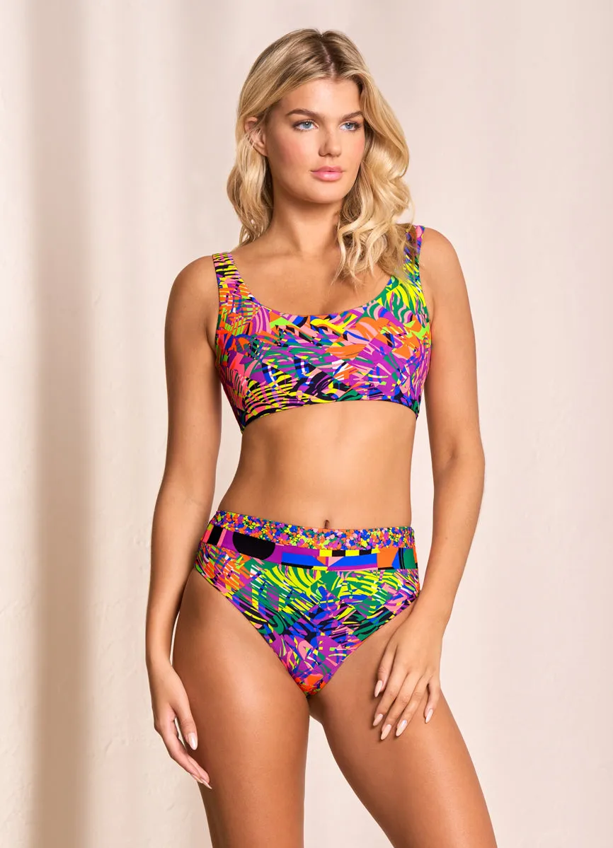 Maaji Rhapsody Lizzy Sporty Bralette Bikini Top Maaji