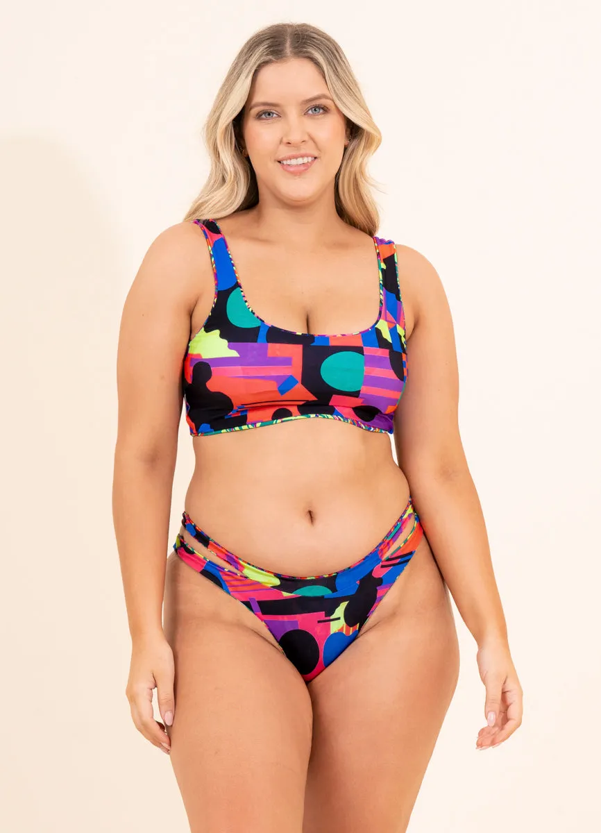 Maaji Rhapsody Lizzy Sporty Bralette Bikini Top Maaji