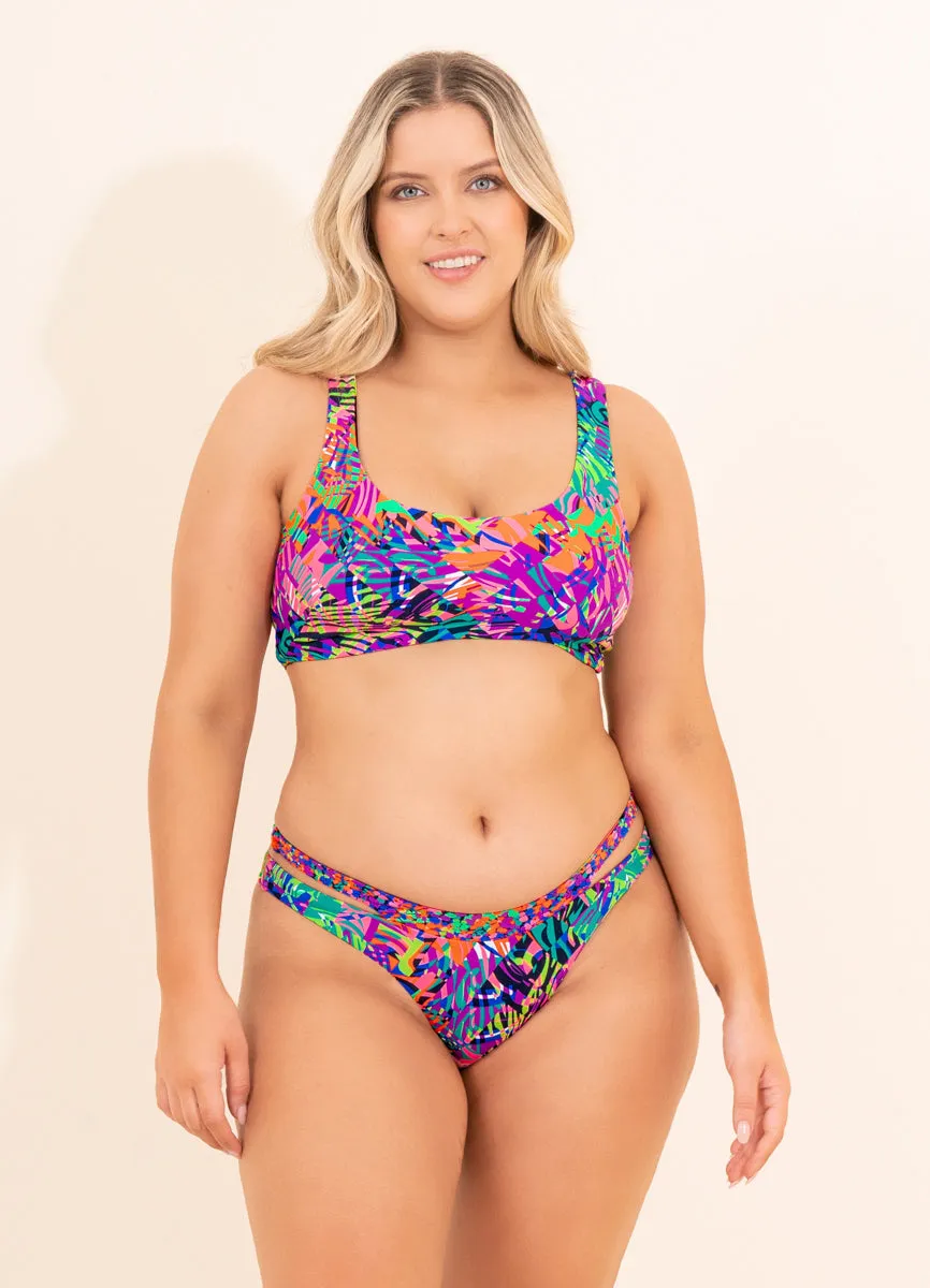 Maaji Rhapsody Lizzy Sporty Bralette Bikini Top Maaji