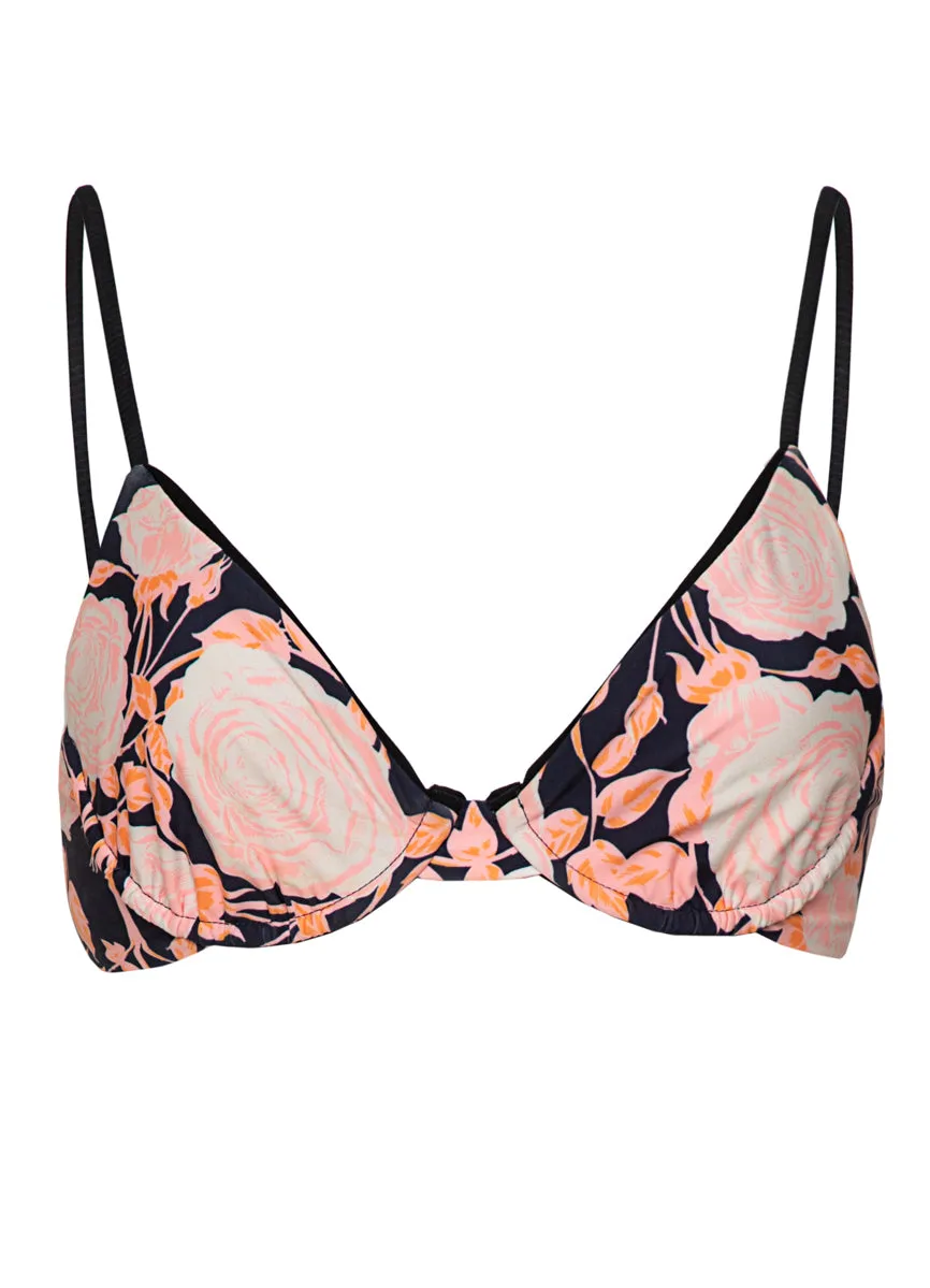 Maaji Rose Petals Dainty Unmolded Underwire Bikini Top Maaji