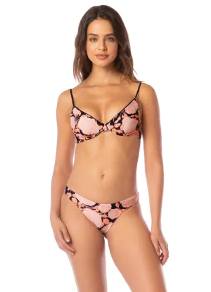 Maaji Rose Petals Dainty Unmolded Underwire Bikini Top Maaji