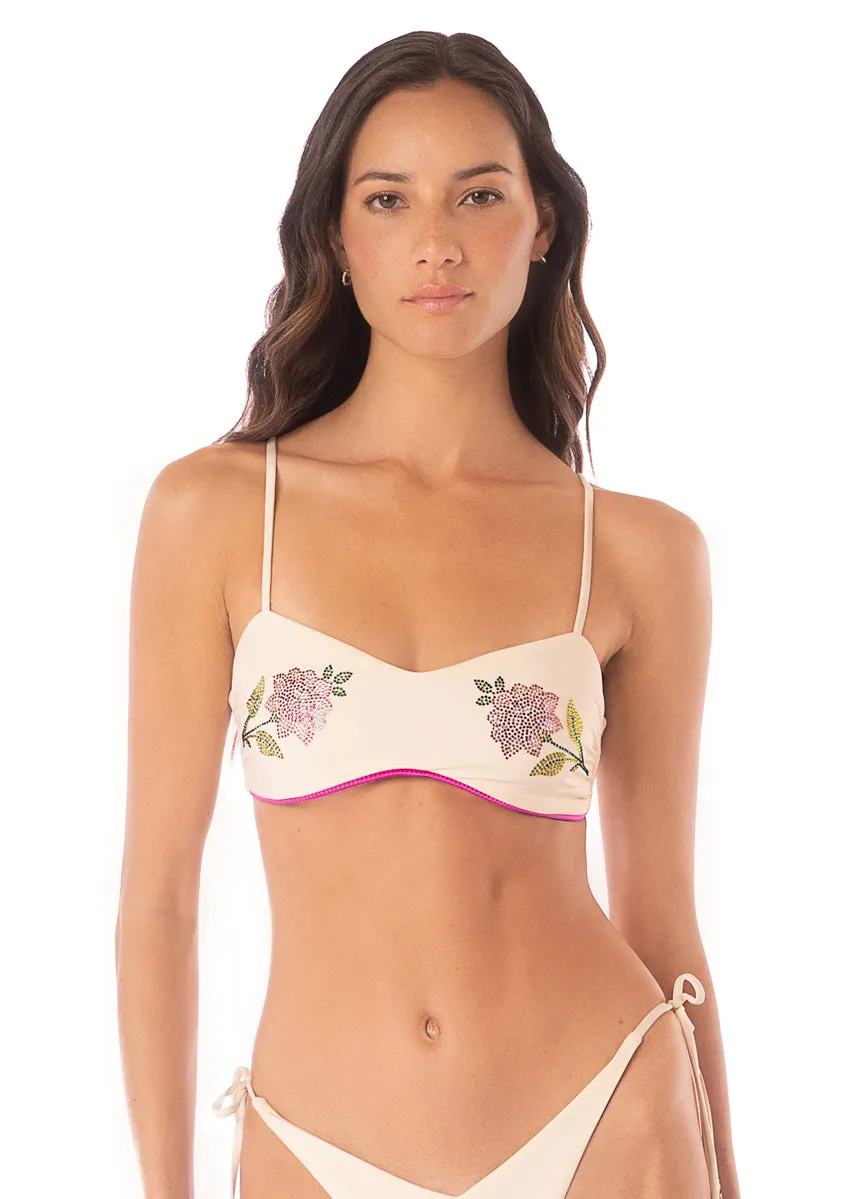 Maaji Rosebud Asani Classic Bralette Bikini Top Maaji