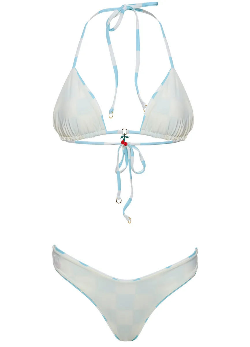 Maaji Royal Game Balmy  Sliding Triangle Bikini Top Maaji