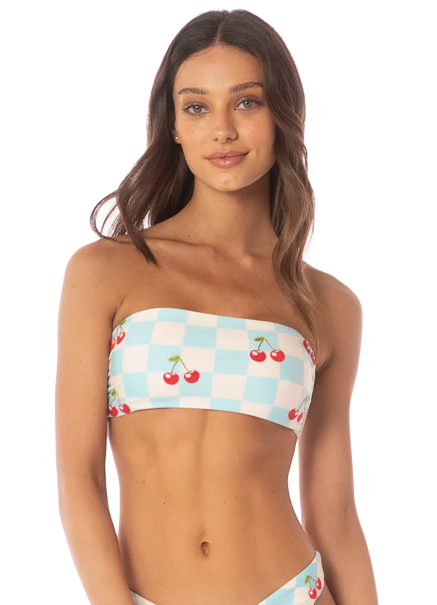 Maaji Royal Game Bryn  Strapless Bandeau Bikini Top Maaji