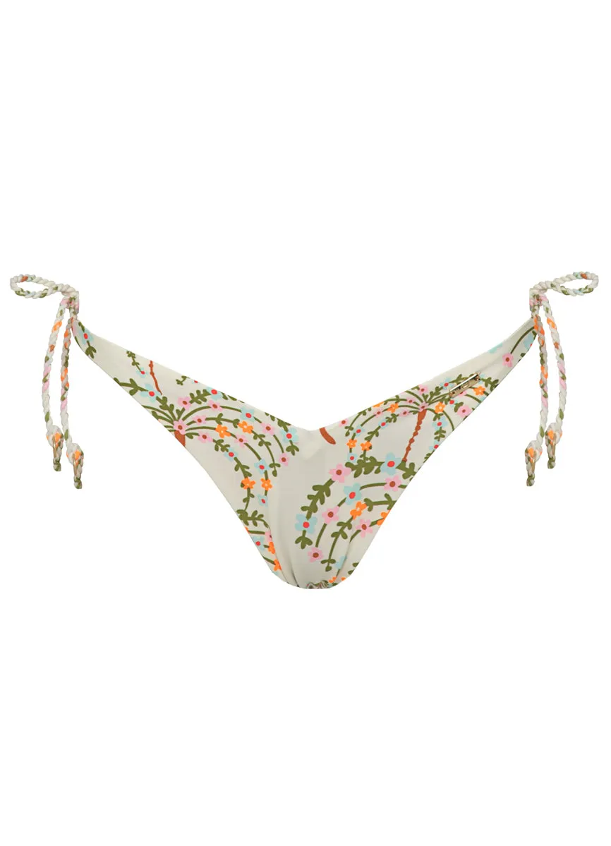 Maaji Sandstone Tropics Sunshine Regular Rise Tie Side Bikini Bottom Maaji