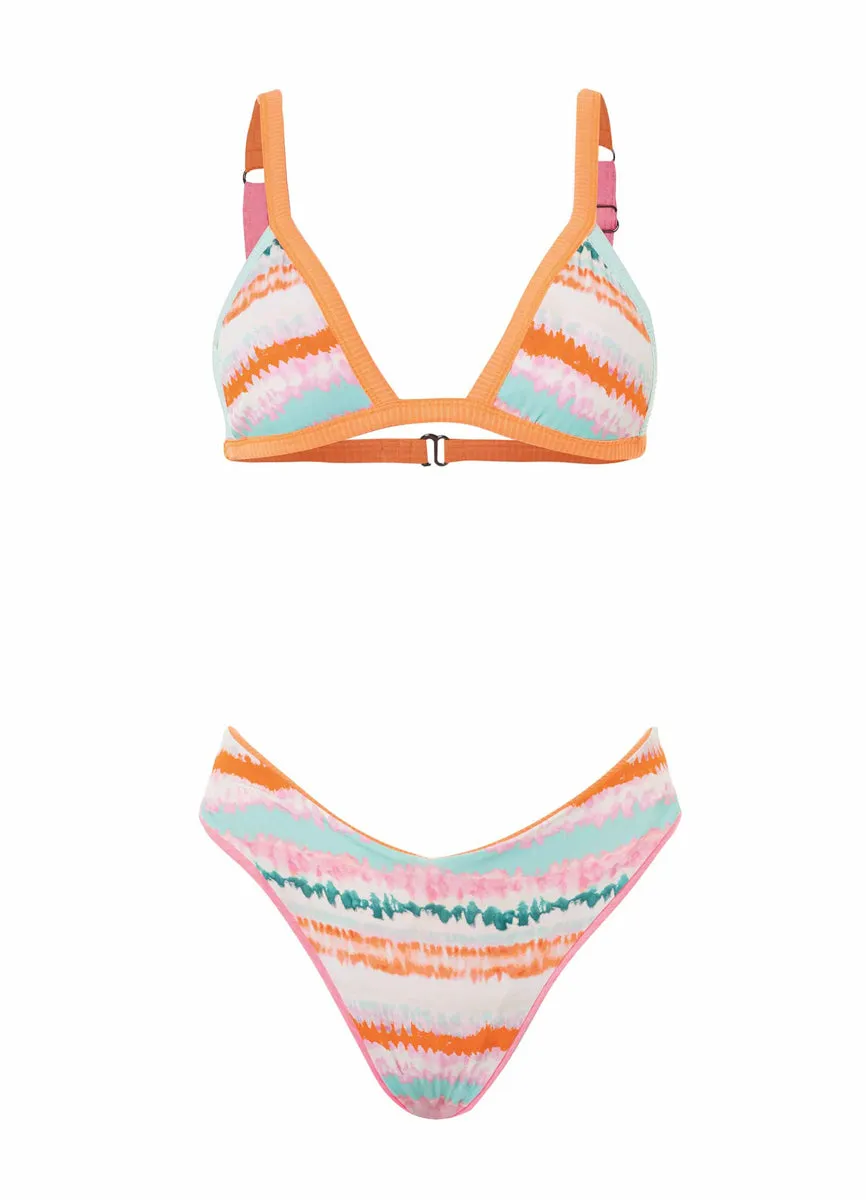 Maaji Sea Pink Faith High Rise Bikini Bottom Maaji