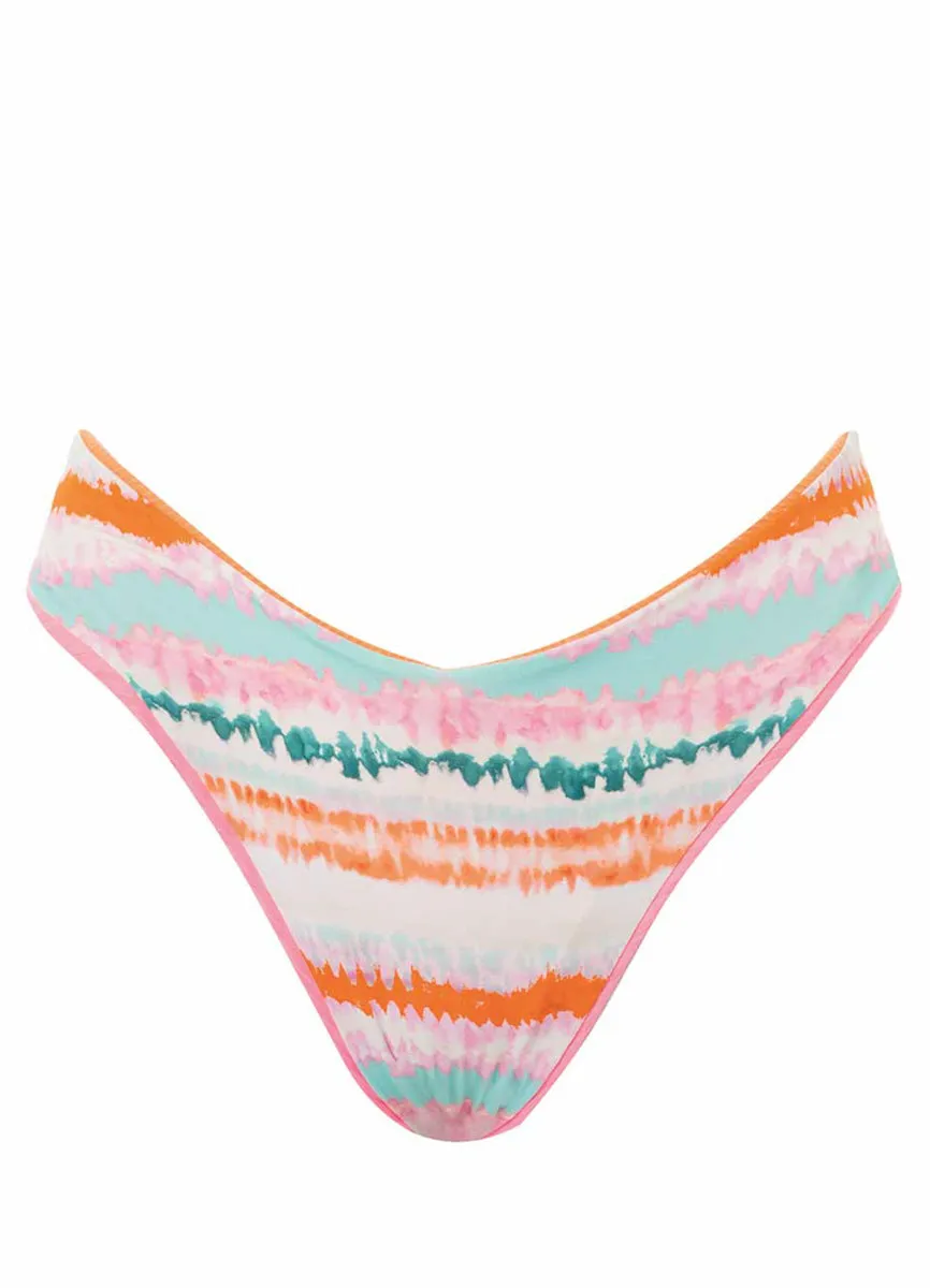 Maaji Sea Pink Faith High Rise Bikini Bottom Maaji
