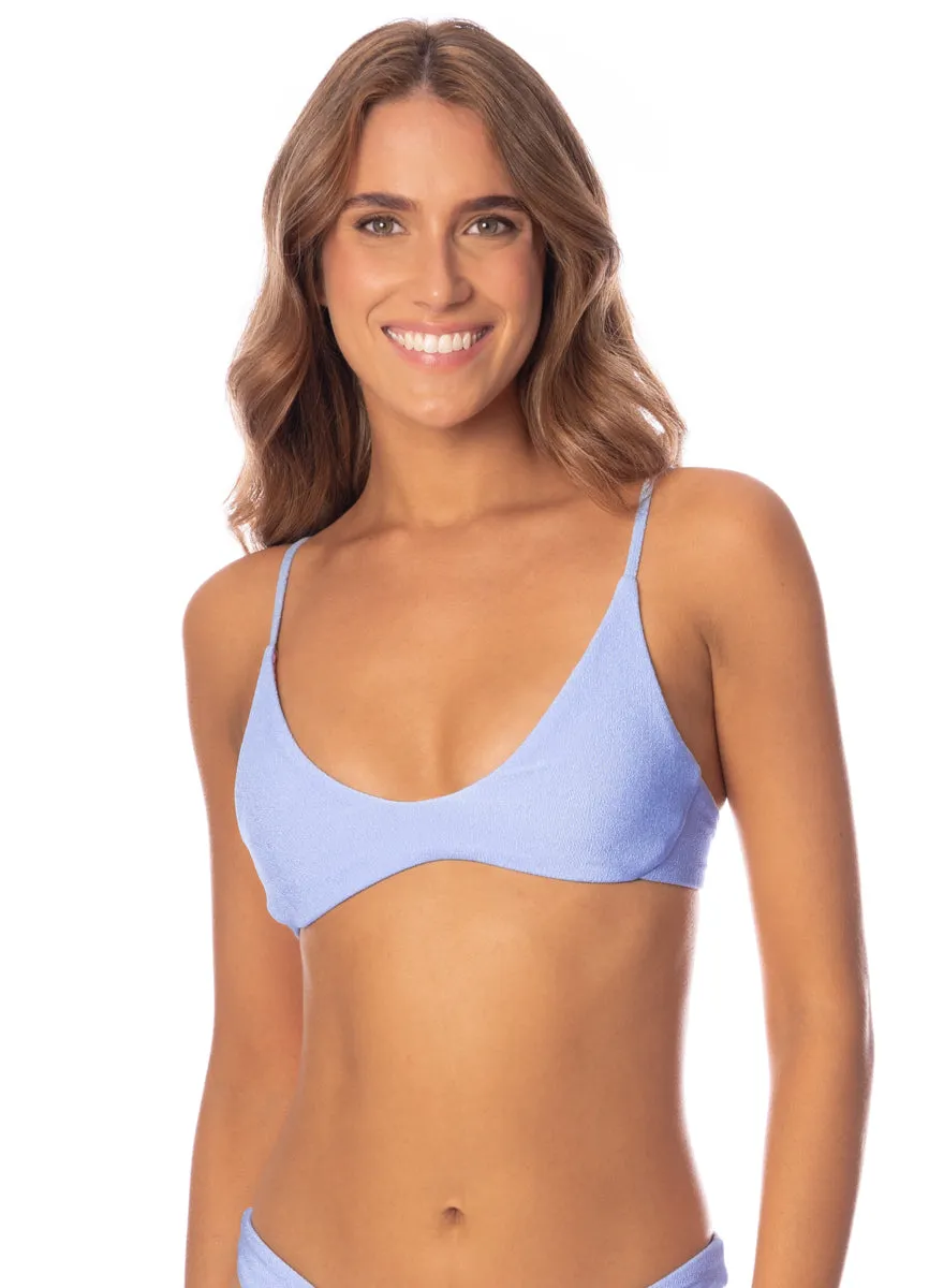 Maaji Serenity Blue Creta Classic Bralette Bikini Top Maaji