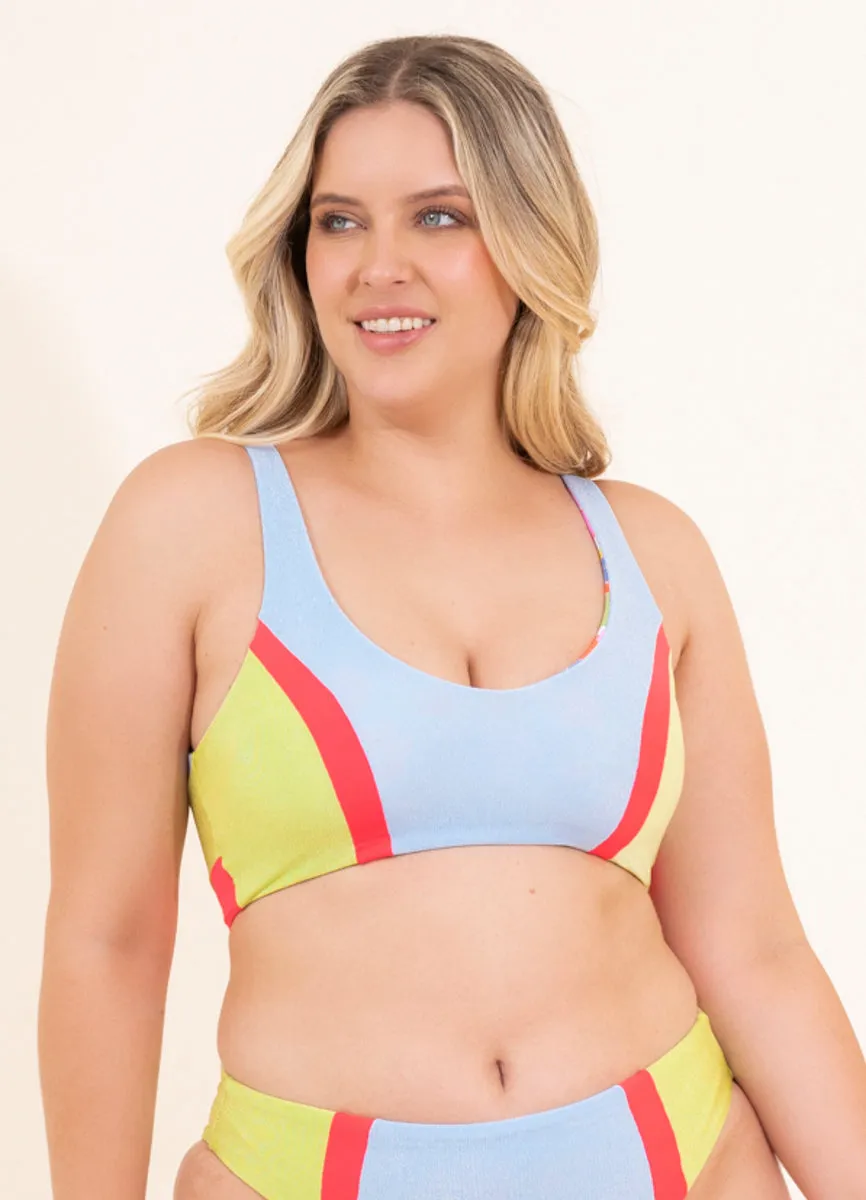 Maaji Serenity Lavender Shay Sporty Bralette Bikini Top Maaji
