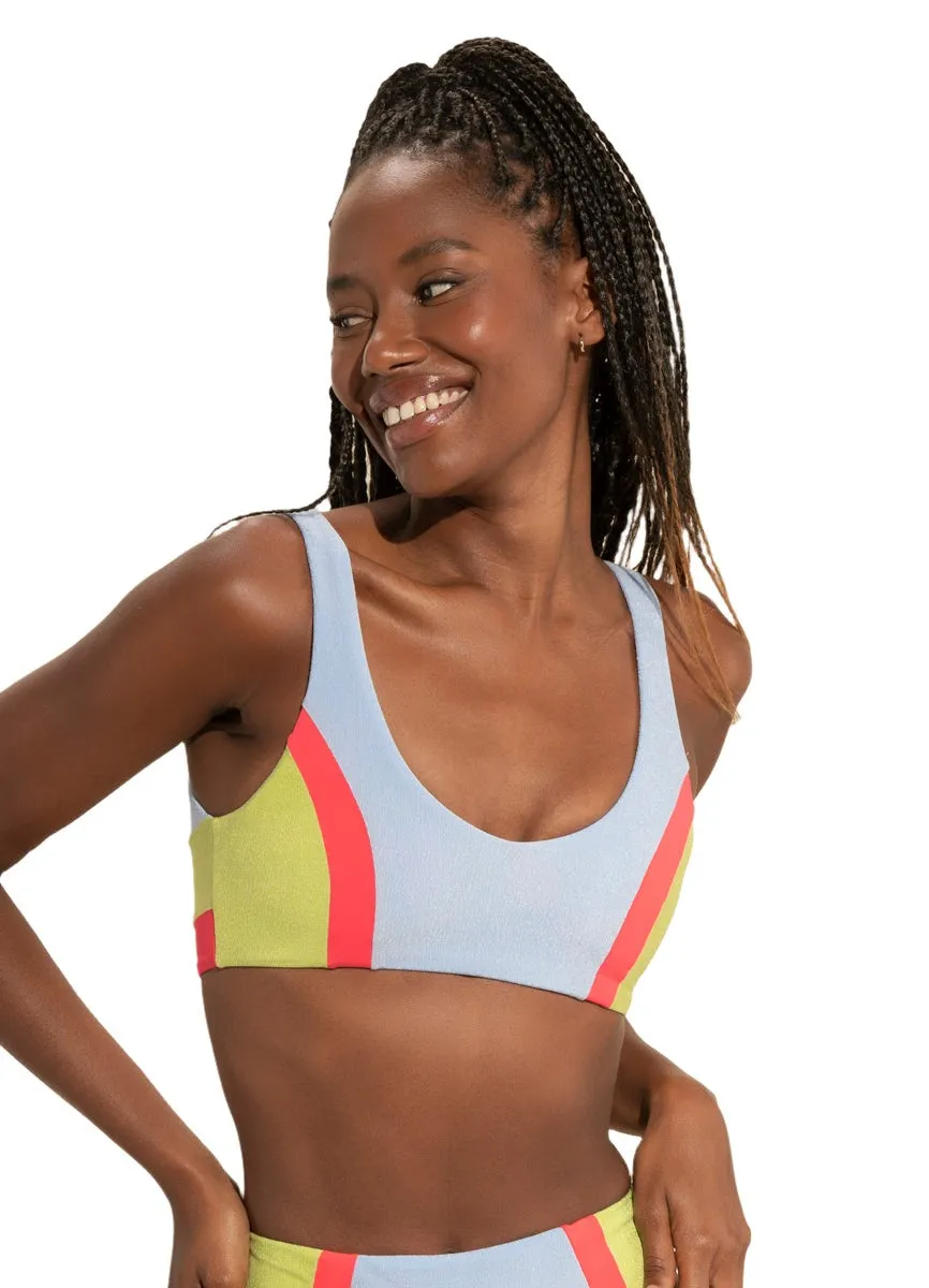 Maaji Serenity Lavender Shay Sporty Bralette Bikini Top Maaji