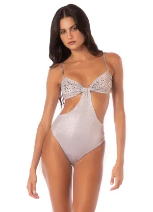 Maaji Smokey Silver Anya Trikini One Piece Maaji