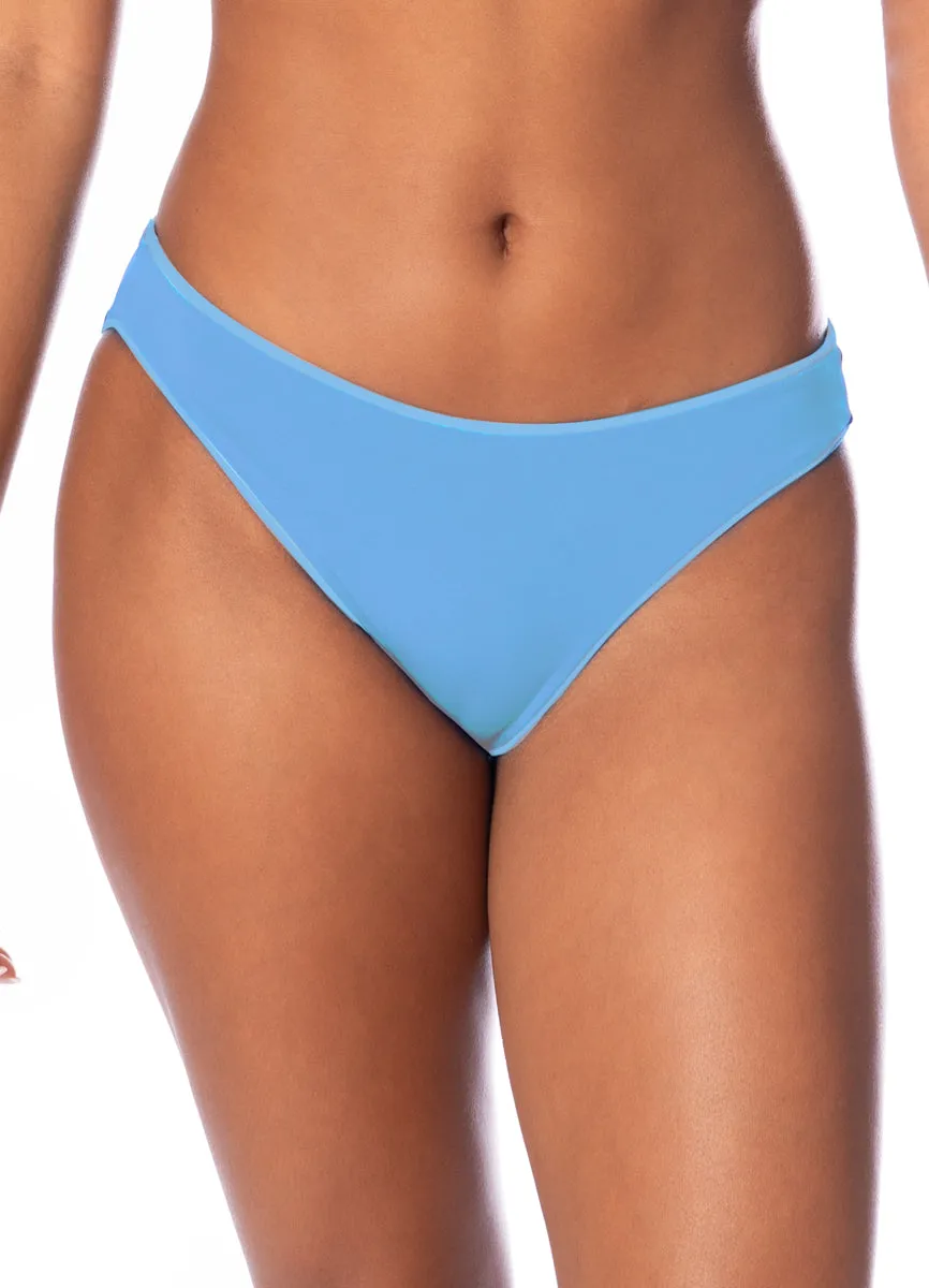 Maaji Stone Blue Sublimity Regular Rise Classic Bikini Bottom Maaji