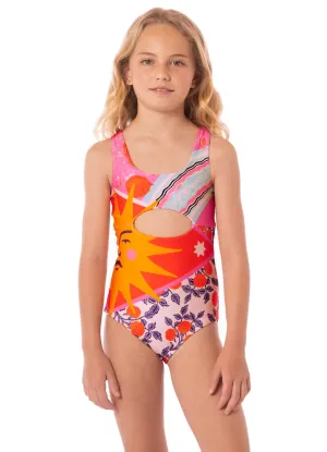 Maaji Sundance Pink Confetti Girls One Piece Maaji